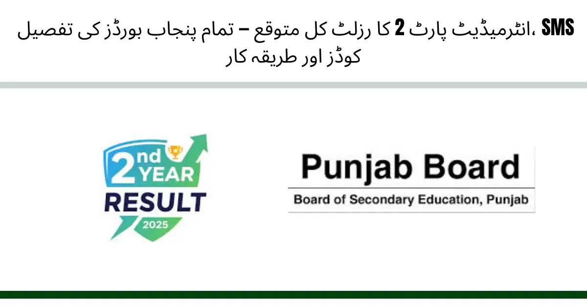 Punjab Boards 2nd Year Result 2025
